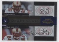 Michael Robinson, Vernon Davis #/1,000