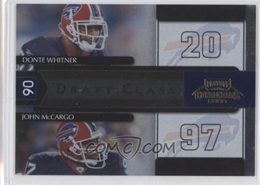 2006 Playoff Contenders - Draft Class #DC-8 - Donte Whitner, John McCargo /1000