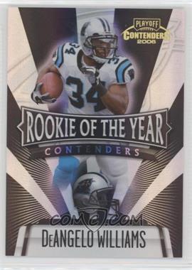 2006 Playoff Contenders - Rookie of the Year Contenders - Black #ROY-12 - DeAngelo Williams /100