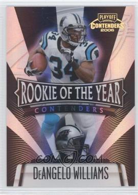 2006 Playoff Contenders - Rookie of the Year Contenders - Black #ROY-12 - DeAngelo Williams /100