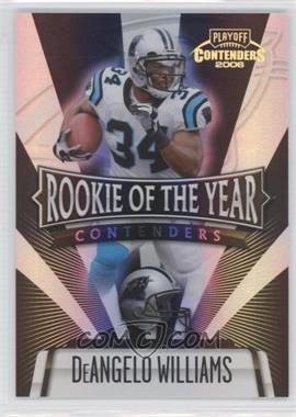 2006 Playoff Contenders - Rookie of the Year Contenders - Black #ROY-12 - DeAngelo Williams /100