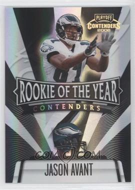 2006 Playoff Contenders - Rookie of the Year Contenders - Black #ROY-14 - Jason Avant /100