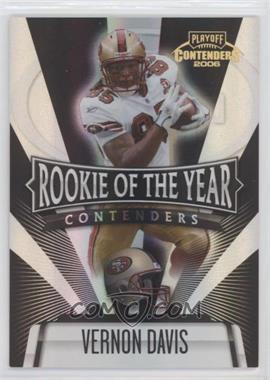 2006 Playoff Contenders - Rookie of the Year Contenders - Black #ROY-9 - Vernon Davis /100