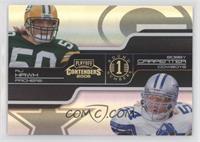 AJ Hawk, Bobby Carpenter [EX to NM] #/100