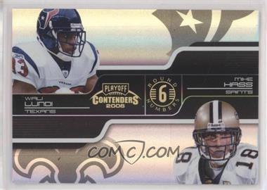 2006 Playoff Contenders - Round Numbers - Black #RNQ-25 - Bruce Gradkowski, Reggie McNeal, Wali Lundy, Mike Hass /100