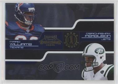 2006 Playoff Contenders - Round Numbers #RND-4 - D'Brickashaw Ferguson, Mario Williams /1000