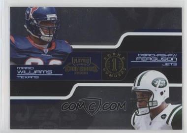 2006 Playoff Contenders - Round Numbers #RND-4 - D'Brickashaw Ferguson, Mario Williams /1000