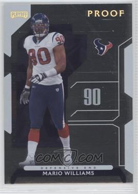 2006 Playoff NFL Playoffs - [Base] - Gold Proof #86 - Mario Williams /100