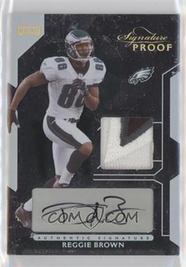 2006 Playoff NFL Playoffs - [Base] - Gold Signature Proof Materials #48 - Reggie Brown /5