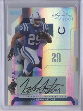 2006 Playoff NFL Playoffs - [Base] - Platinum Signature Proof #83 - Joseph Addai /1