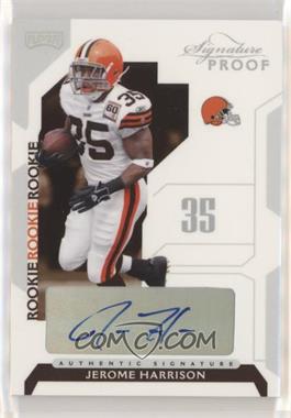 2006 Playoff NFL Playoffs - [Base] - Silver Signature Proof #122 - Jerome Harrison /150