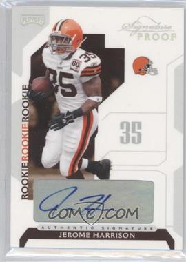 2006 Playoff NFL Playoffs - [Base] - Silver Signature Proof #122 - Jerome Harrison /150