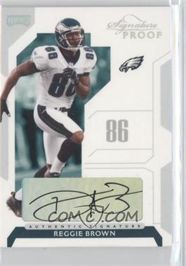 2006 Playoff NFL Playoffs - [Base] - Silver Signature Proof #48 - Reggie Brown /50