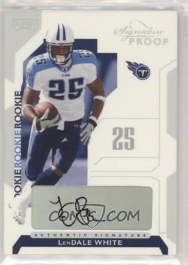 2006 Playoff NFL Playoffs - [Base] - Silver Signature Proof #76 - LenDale White /150