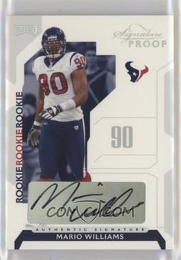 2006 Playoff NFL Playoffs - [Base] - Silver Signature Proof #86 - Mario Williams /150