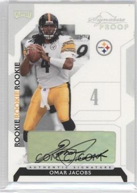 2006 Playoff NFL Playoffs - [Base] - Silver Signature Proof #91 - Omar Jacobs /150