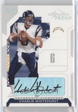 2006 Playoff NFL Playoffs - [Base] - Silver Signature Proof #96 - Charlie Whitehurst /150