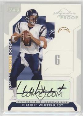 2006 Playoff NFL Playoffs - [Base] - Silver Signature Proof #96 - Charlie Whitehurst /150