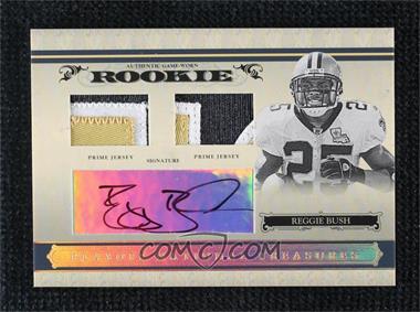 2006 Playoff National Treasures - [Base] - Gold Combo Materials Prime Signatures #143 - Rookie - Reggie Bush /30