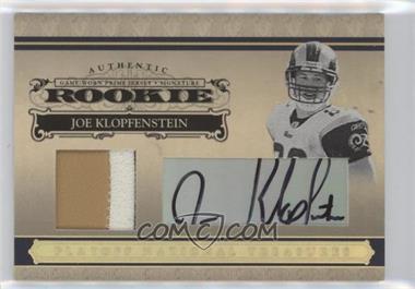 2006 Playoff National Treasures - [Base] - Gold Materials Prime Signatures #105 - Rookie - Joe Klopfenstein /25 [Noted]