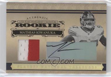 2006 Playoff National Treasures - [Base] - Gold Materials Prime Signatures #110 - Rookie - Mathias Kiwanuka /25