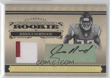 2006 Playoff National Treasures - [Base] - Gold Materials Prime Signatures #126 - Rookie - Jerious Norwood /25