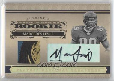 2006 Playoff National Treasures - [Base] - Gold Materials Prime Signatures #130 - Rookie - Marcedes Lewis /25