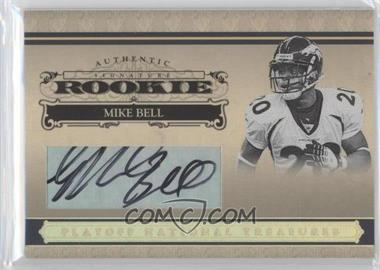 2006 Playoff National Treasures - [Base] - Gold Signatures #142 - Rookie - Mike Bell /15