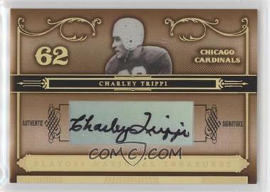 2006 Playoff National Treasures - [Base] - Gold Signatures #75 - Charley Trippi /62