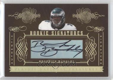 2006 Playoff National Treasures - [Base] - Gold #155 - Rookie Signatures - Brodrick Bunkley /52
