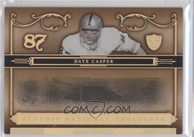 2006 Playoff National Treasures - [Base] - Gold #65 - Dave Casper /25