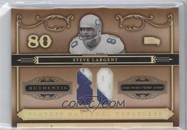 2006 Playoff National Treasures - [Base] - Jersey Number Materials Prime #59 - Steve Largent /80