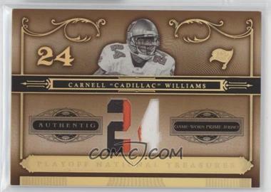 2006 Playoff National Treasures - [Base] - Jersey Number Materials #3 - Carnell "Cadillac" Williams /24