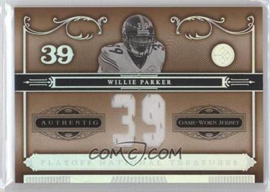 2006 Playoff National Treasures - [Base] - Jersey Number Materials #35 - Willie Parker /39