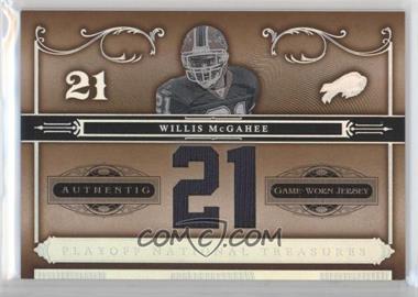 2006 Playoff National Treasures - [Base] - Jersey Number Materials #36 - Willis McGahee /21