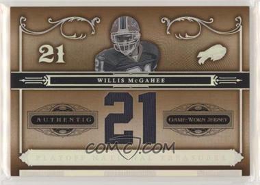 2006 Playoff National Treasures - [Base] - Jersey Number Materials #36 - Willis McGahee /21