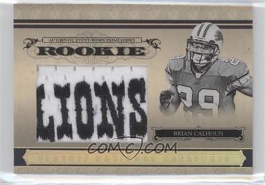 2006 Playoff National Treasures - [Base] - Jumbo Gold Materials Prime #118 - Rookie - Brian Calhoun /10