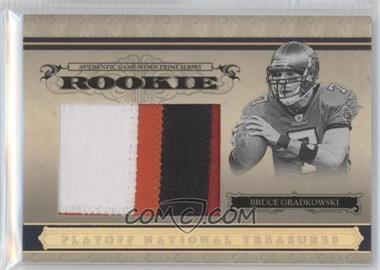 2006 Playoff National Treasures - [Base] - Jumbo Gold Materials Prime #140 - Rookie - Bruce Gradkowski /10