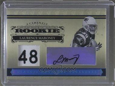 2006 Playoff National Treasures - [Base] - Platinum Materials Prime Signatures #108 - Rookie - Laurence Maroney /1
