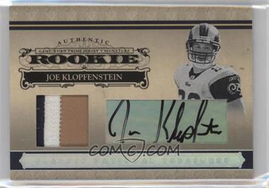2006 Playoff National Treasures - [Base] - Silver Materials Signatures #105 - Rookie - Joe Klopfenstein /49 [Noted]