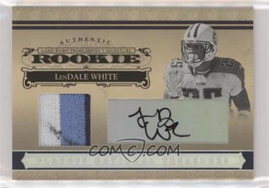 2006 Playoff National Treasures - [Base] - Silver Materials Signatures #128 - Rookie - LenDale White /49