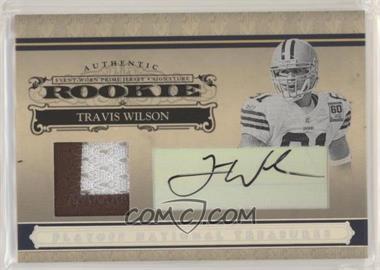 2006 Playoff National Treasures - [Base] - Silver Materials Signatures #136 - Rookie - Travis Wilson /49