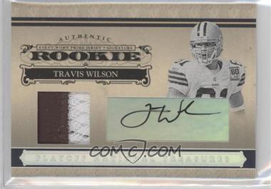 2006 Playoff National Treasures - [Base] - Silver Materials Signatures #136 - Rookie - Travis Wilson /49