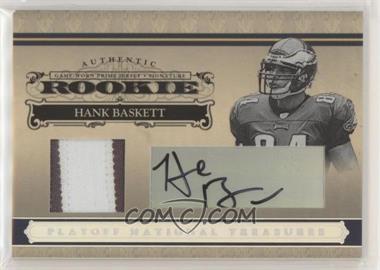 2006 Playoff National Treasures - [Base] - Silver Materials Signatures #141 - Rookie - Hank Baskett /49