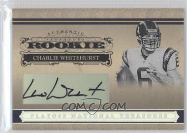 2006 Playoff National Treasures - [Base] - Silver Signatures #138 - Rookie - Charlie Whitehurst /30