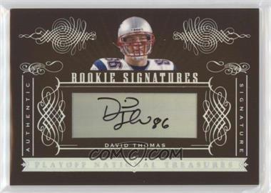 2006 Playoff National Treasures - [Base] #159 - Rookie Signatures - David Thomas /200