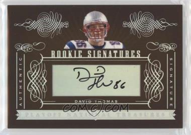 2006 Playoff National Treasures - [Base] #159 - Rookie Signatures - David Thomas /200