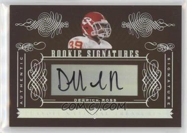 2006 Playoff National Treasures - [Base] #161 - Rookie Signatures - Derrick Ross /200