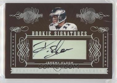 2006 Playoff National Treasures - [Base] #167 - Rookie Signatures - Jeremy Bloom /200 [EX to NM]