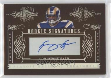 2006 Playoff National Treasures - [Base] #183 - Rookie Signatures - Dominique Byrd /200